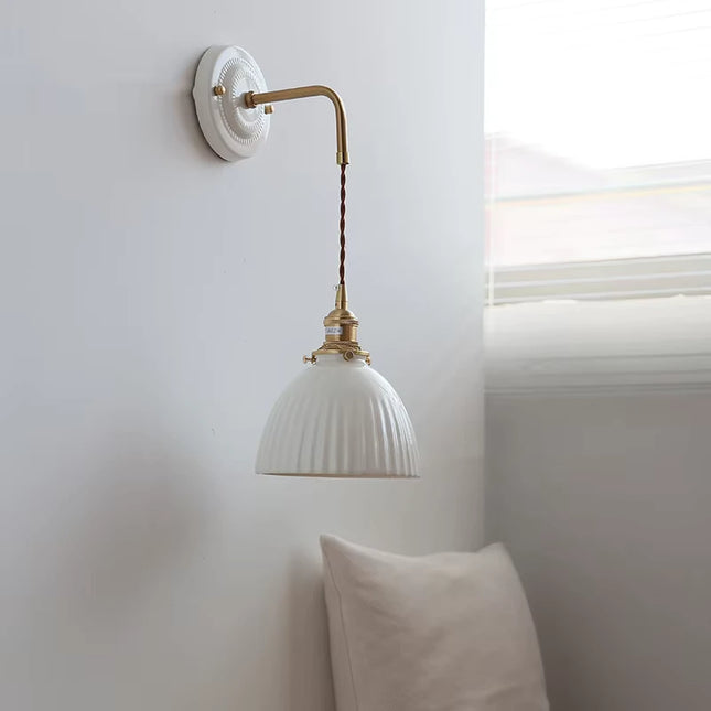 Lámpara de pared colgante LED de cerámica