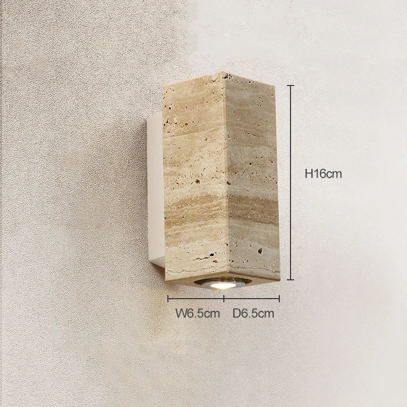 Travertine Stone Wall Sconces