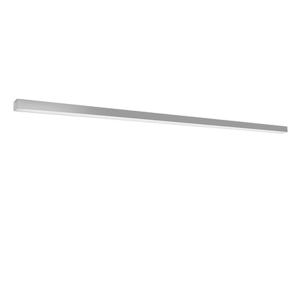 Plafonnier Barre Moderne 200 cm gris sur fond neutre, packshot