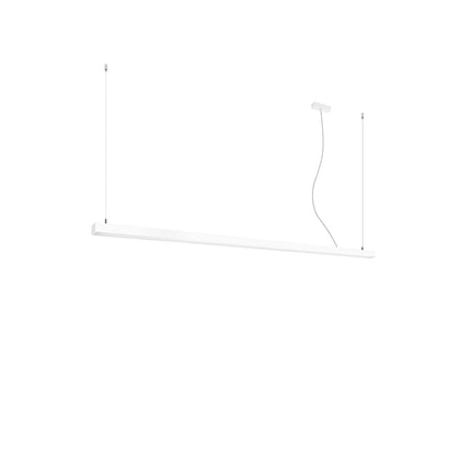 Suspension Barre Moderne 200 cm blanche sur fond neutre, packshot