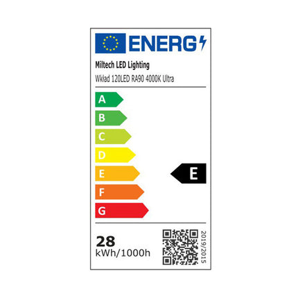 Étiquette énergétique européenne de la Suspension Barre Moderne 200