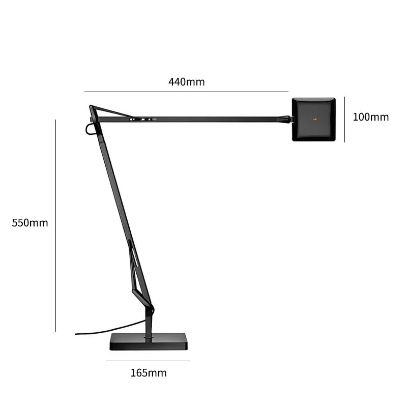 Lampe Italienne Bras Réglable de Bureau LED