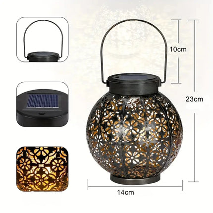 Dekorative LED-Solarlaterne