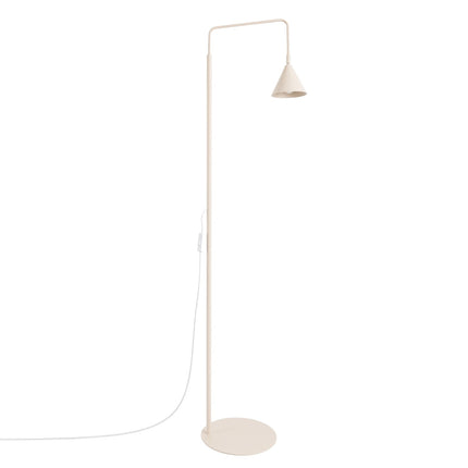 Lampadaire Bergen Cône en Acier Beige, packshot sur fond blanc