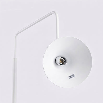 Lampadaire Bergen Cône en Acier Blanche, détail de la finition