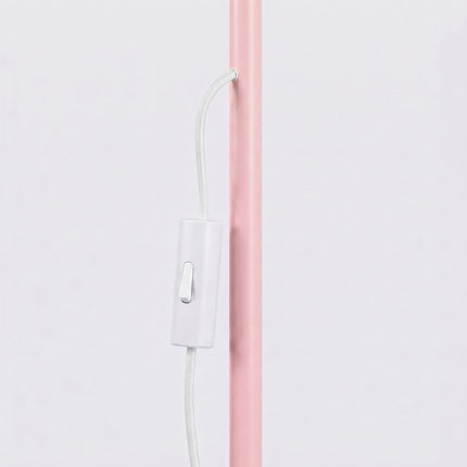 Lampadaire Bergen cône rose poudré, détail de la rotule