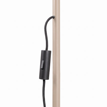 Lampadaire Bergen cône taupe, détail de la rotule