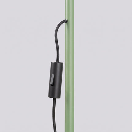 Lampadaire Bergen cône vert sauge, détail de la rotule
