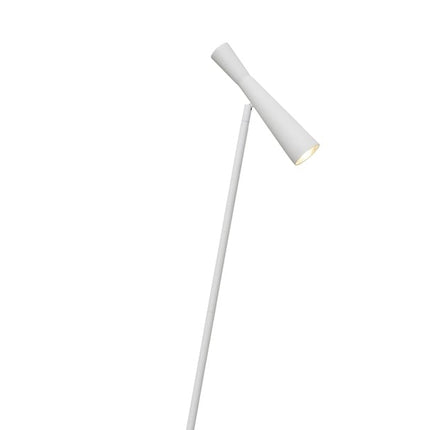 Packshot du lampadaire Bordeaux en fer blanc à spot orientable GU10 145 cm