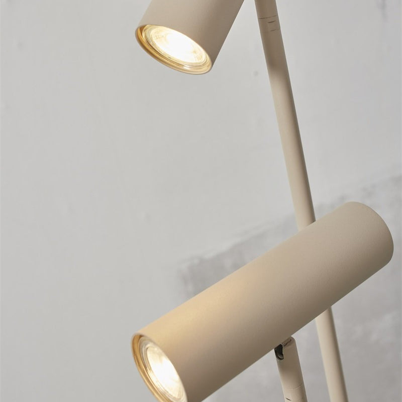 Dimensions Lampadaire Havana Fer Sable 2 Lumières 161 cm