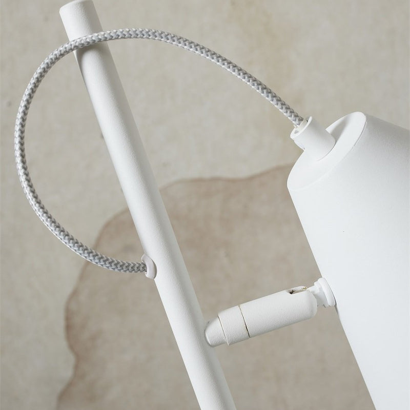Dimensions Lampadaire Lisbon Abat-Jour Conique Blanc 152 cm