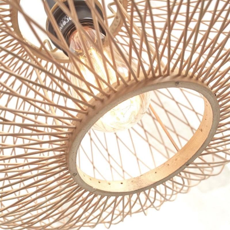 Dimensions Lampadaire Madeira Bambou et Rotin Tressé Naturel 176 cm