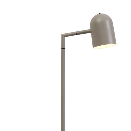 Bras articulé et abat-jour dôme du lampadaire Marseille en fer sable