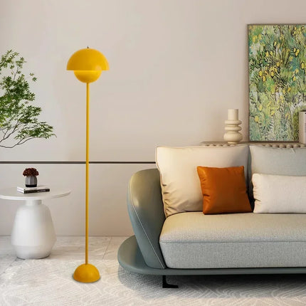Lampadaire nordique champignon décliné en plusieurs coloris