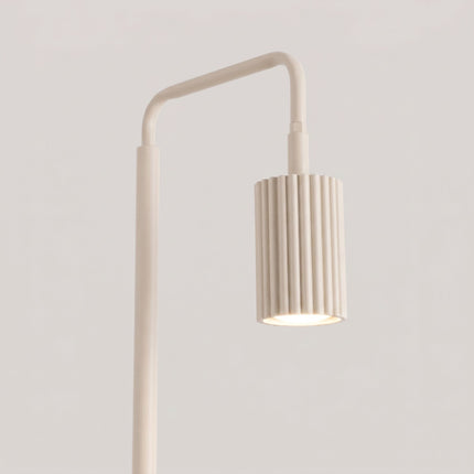 Lampadaire Oslo 1 spot orientable beige, vue de détail