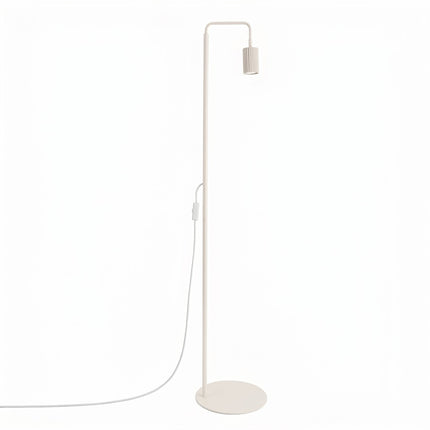 Lampadaire Oslo 1 spot orientable beige, packshot sur fond blanc