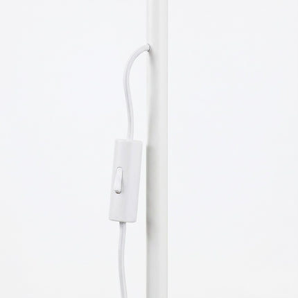 Lampadaire Oslo 1 spot orientable blanc, détail de la fixation