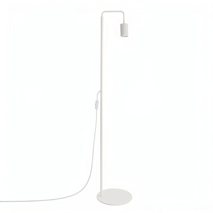 Lampadaire Oslo 1 spot orientable blanc, packshot sur fond blanc