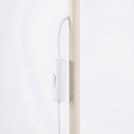 Lampadaire Oslo 3 spots orientables beige, détail de la fixation