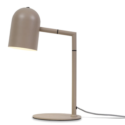 Lampe à poser Marseille sable en fer, bras articulé, packshot fond blanc