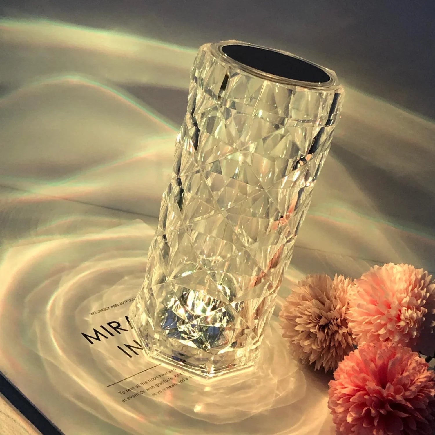 Chine Lampes de bureau en verre de lampe de table en cristal à bulles  cylindrique unique de la Chine pour les fabricants et les fournisseurs de  restaurant de chambre à coucher de