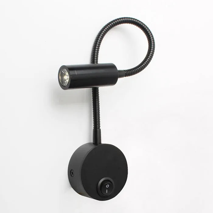 Dimensions LED Bedside Lamp Articulated Aluminum Arm
