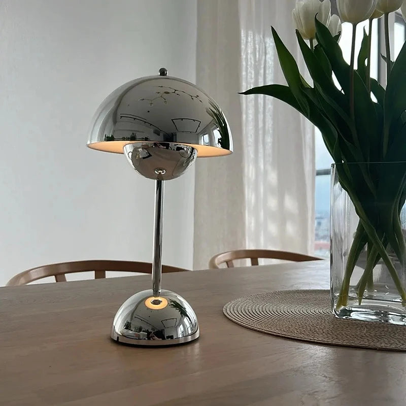 Dimensions Kabellose LED-Lampe Nordic Chrome