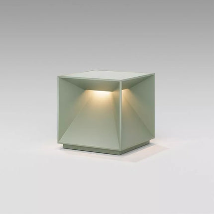 Schéma technique de la lampe Nutalis avec dimensions 10 x 10 x 10 cm