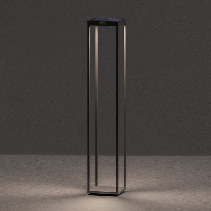 Dimensions Lámpara solar LED Klewe Radia Mega de 1100 mm, color gris grafito