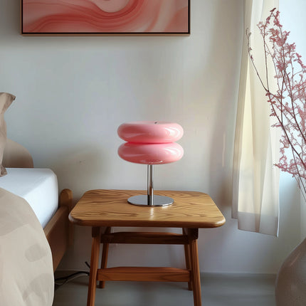 Tischlampe aus Glas im italienischen Design