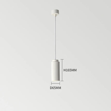 Lampe LED suspendue colorée pour une chambre ou un salon moderne.