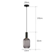 Grau A 13cm / Schwarz
