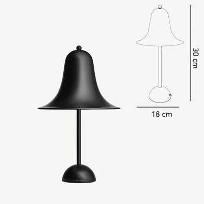 Lampe de table cloche danoise créant une ambiance apaisante