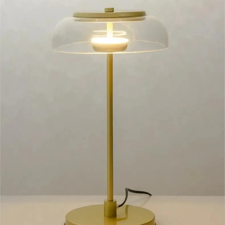 Dimensions Modern Glass LED Table Lamp