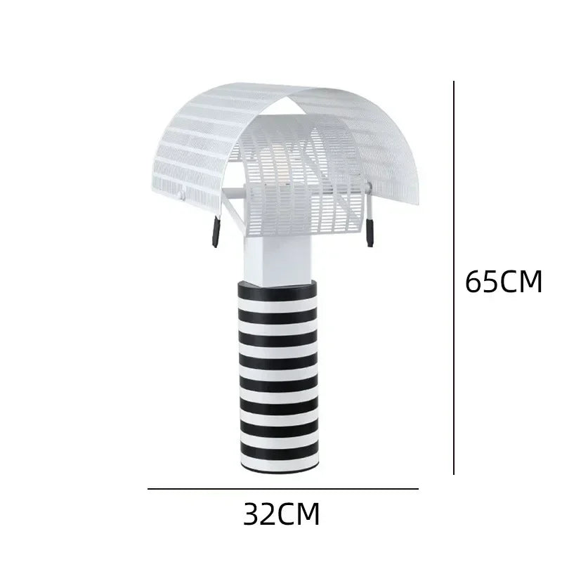 Dimensions Modern Stripes & Grids Table Lamp