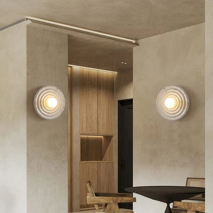 Luminaire mural en céramique de style Wabi-Sabi pour une touche artistique et élégante