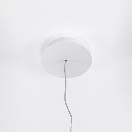 Rosace ronde et câble de suspension du Lustre Anneau Solis