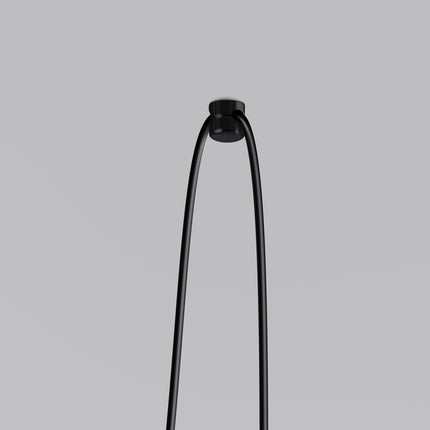 Lustre Béton Raffiné 3, autre variante de drapé des câbles noirs