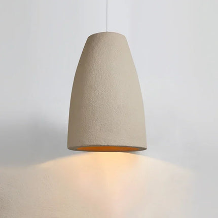 Lustre design japonais LED avec ampoule E27 incluse, offrant une lumière douce et relaxante.