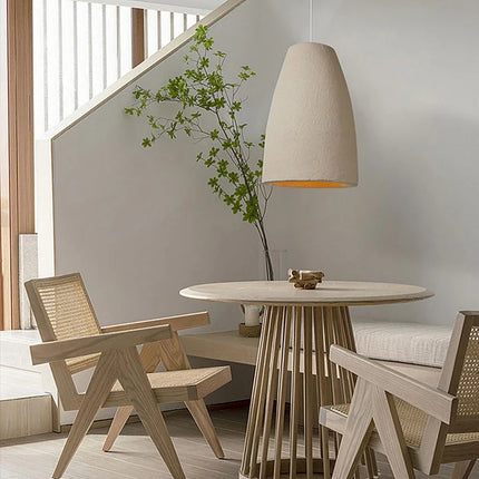 Lustre LED design japonais disponible en plusieurs tailles, adapté à divers espaces de la maison.
