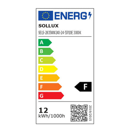 Étiquette énergétique européenne du Lustre Ring Éclat 90 cm