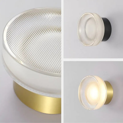 Spanische Glas-LED-Wandleuchte