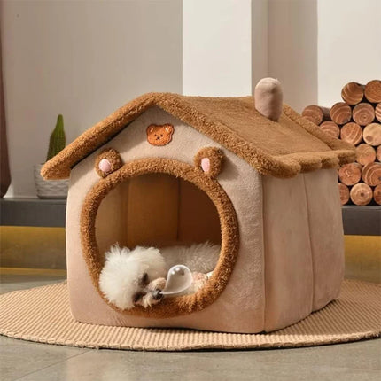 Maison pour chat pliable facile à ranger et transporter
