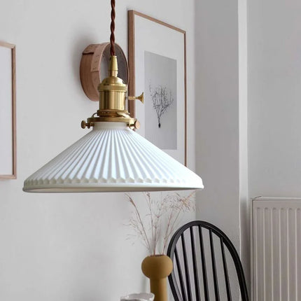 LED Ceramic Hanging Wall Light