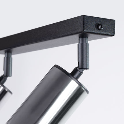 Détail de la barre noire du Plafonnier Acier Luxe 2
