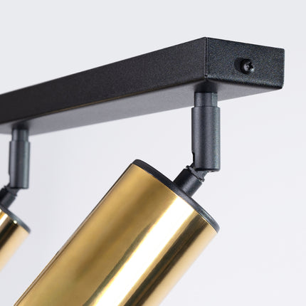 Détail de la barre noire du Plafonnier Acier Luxe 2