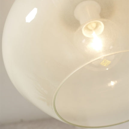 E27 base visible inside the clear globe of the Bologna ceiling light
