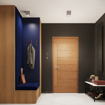Gros plan sur le culot GU10 du plafonnier Cube Intemporel gris