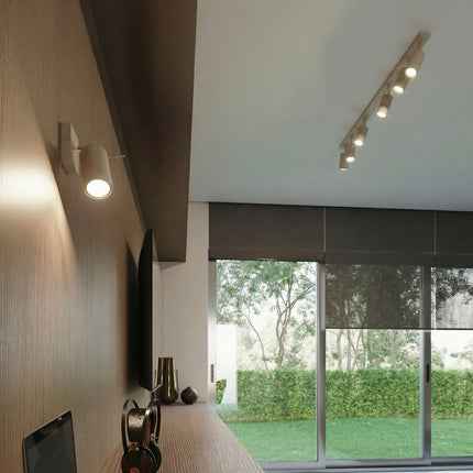 Plafonnier Directionnel 2 Spots LED Taupe, mise en situation