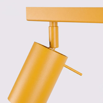 Plafonnier Directionnel 3 Spots LED Jaune Ambré, détail de la fixation
